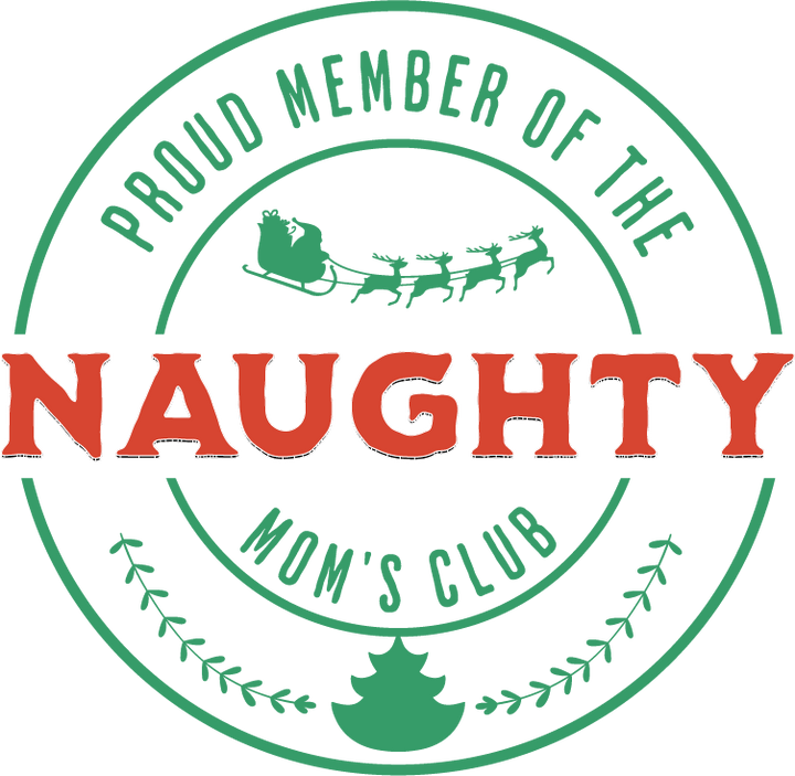 Naughty Mom's Club T-Shirt — 'Proud Member of the Naughty Mom's Club' Christmas Tee