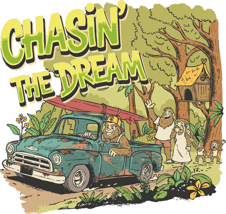 Sammy Sasquatch — "Chasin' The Dream" Vintage Graphic Tee