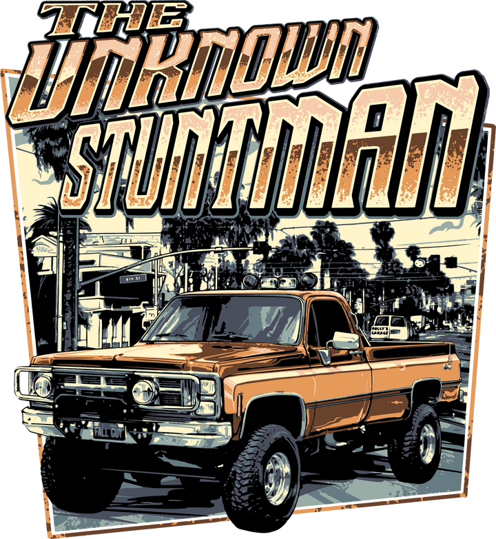 Retro T-Shirt — 'The Unknown Stuntman' Vintage Truck Tee