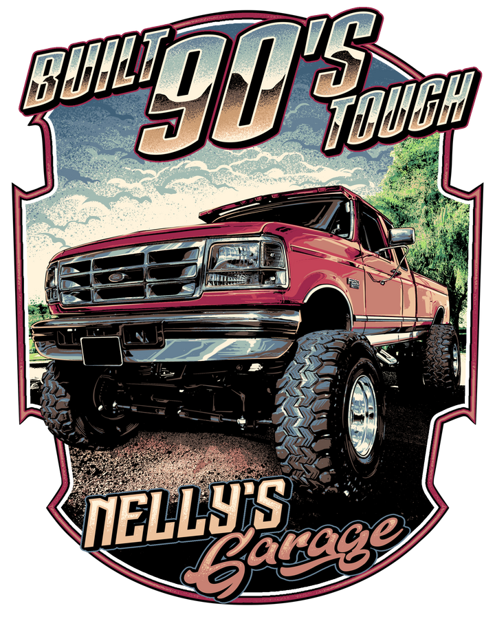 Vintage 90s Ford Truck Graphic T-Shirt OBS