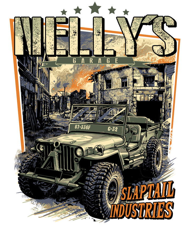 Willys Vintage Military Jeep Off-Road T-Shirt