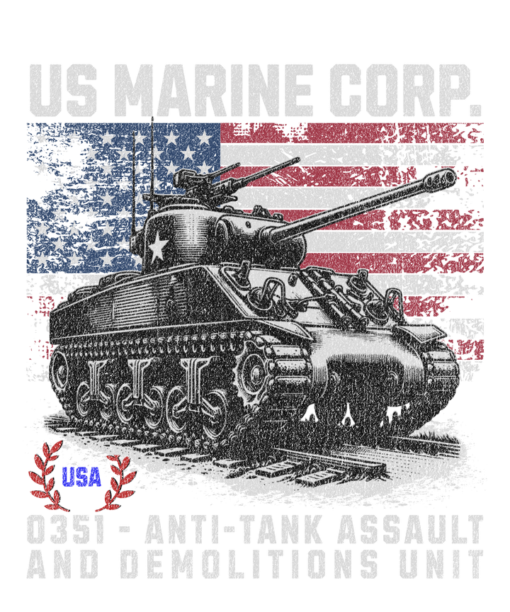 US Marine Corps Tank Assault T-Shirt