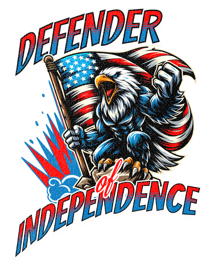 Defender of Independence Patriotic Eagle T-Shirt