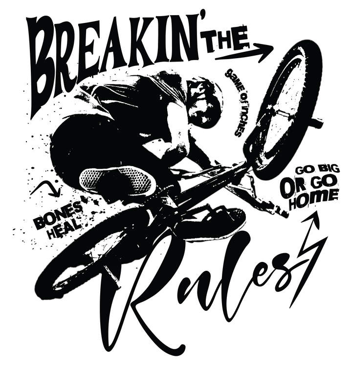 Breakin’ the Rules BMX Skate T-Shirt