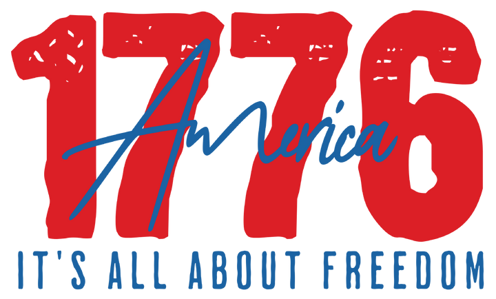 1776 Freedom Patriotic Graphic T-Shirt