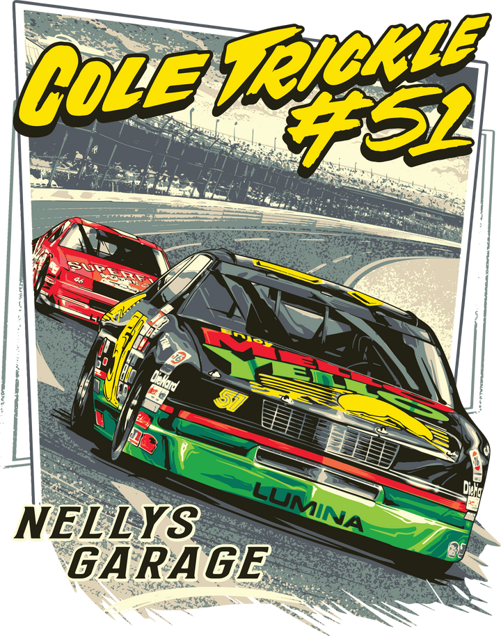 Days of Thunder Cole Tickle Garage T-Shirt