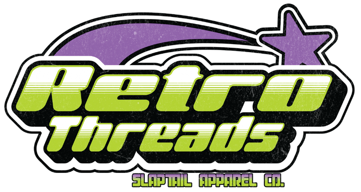 Retro Threads Logo T‑Shirt — Vintage Retro Threads Graphic Tee