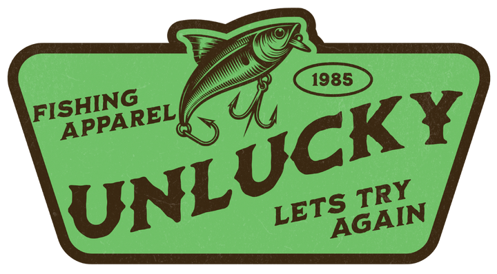 Unlucky Fishing T-Shirt — Funny Vintage Fishing Tee