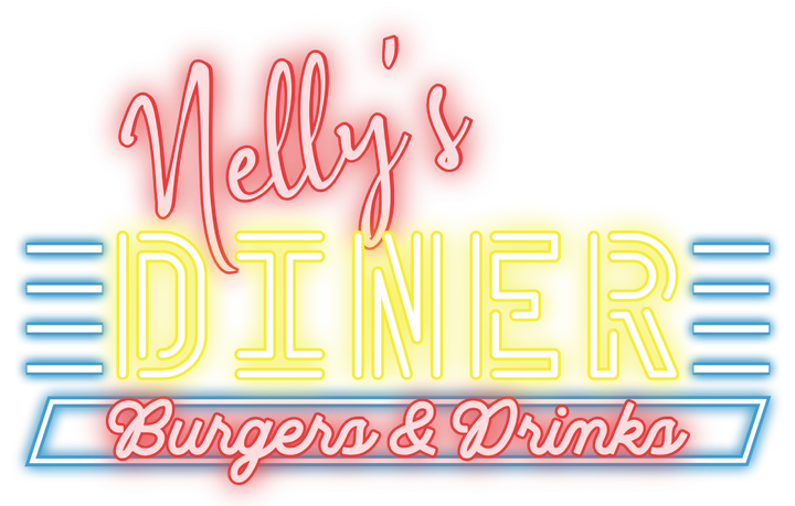 T-Shirt — "Nelly's Dinner" Retro Neon Sign Tee
