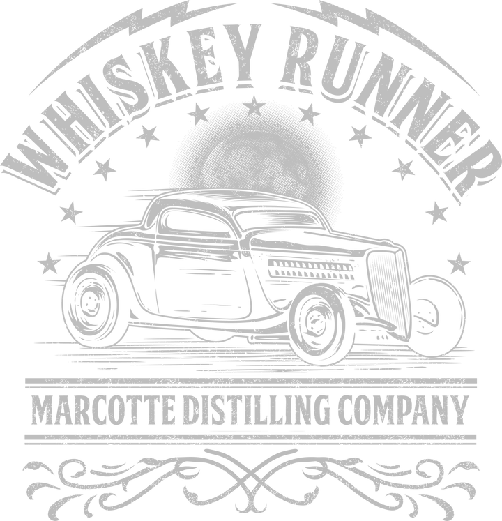Whiskey Runner T-Shirt — Vintage Distillery Car Graphic Tee