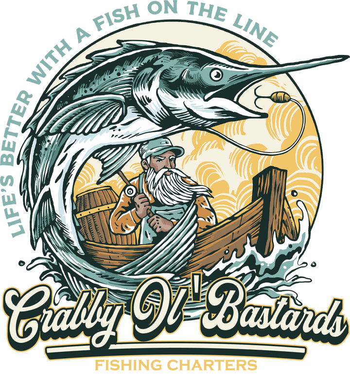 Crabby Ol’ Bastards Fishing T-Shirt