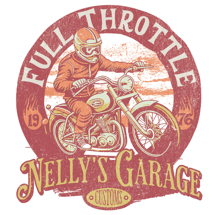 Full Throttle Motorcycle T-Shirt