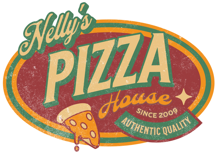 Vintage Pizza Tee — Retro 'Nelly's Pizza House' T-Shirt