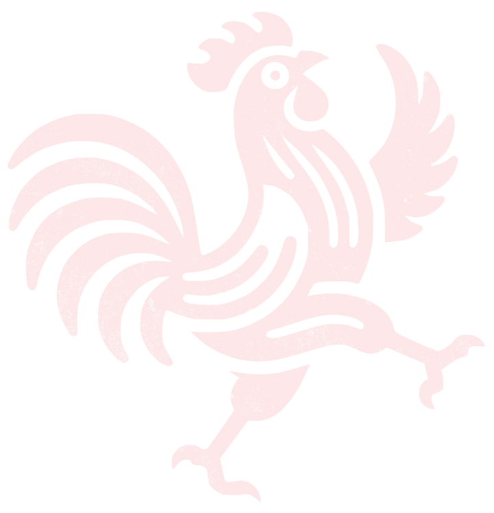 Rooster Graphic T-Shirt — Vintage Rooster Design