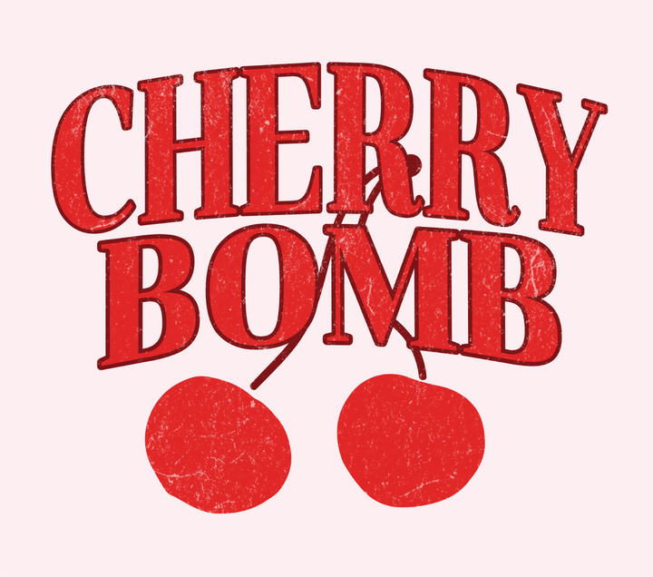 Cherry Bomb T-Shirt — Retro Red Graphic Tee