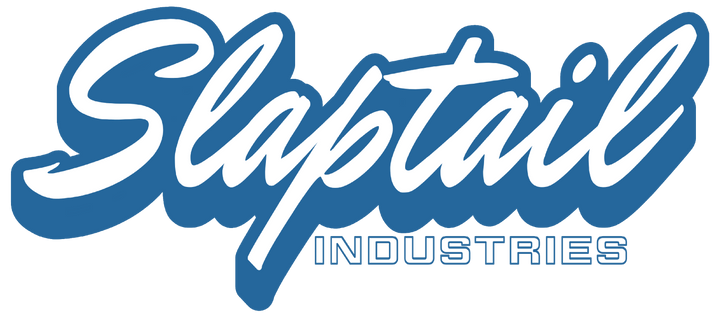 T-Shirt — "Slaptail" Retro Script Logo Tee