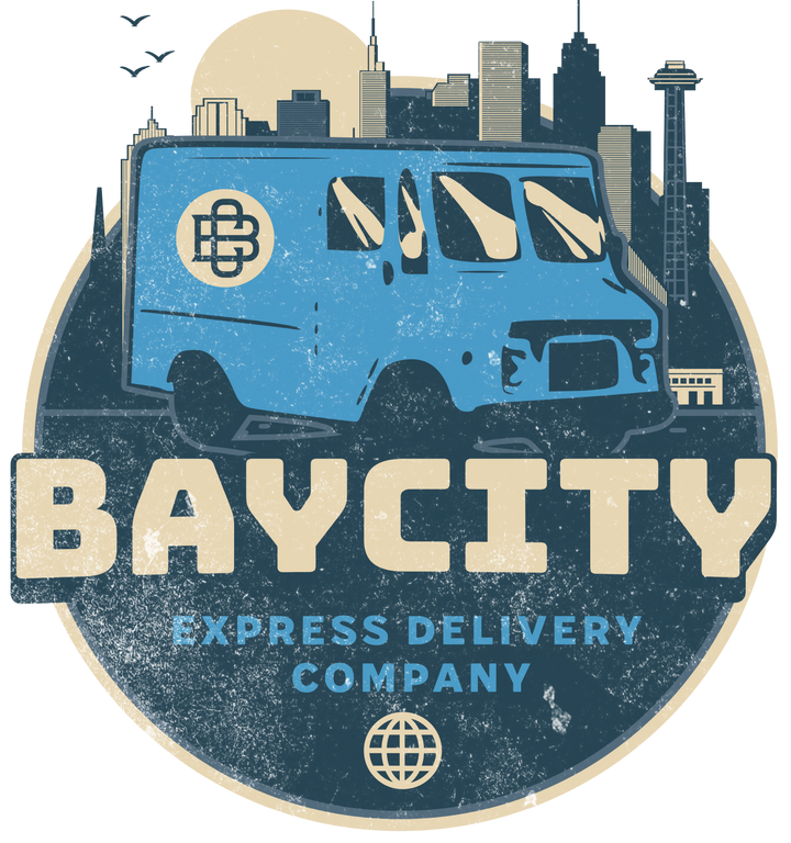 Bay City Vintage Delivery T-Shirt — Retro Delivery Tee