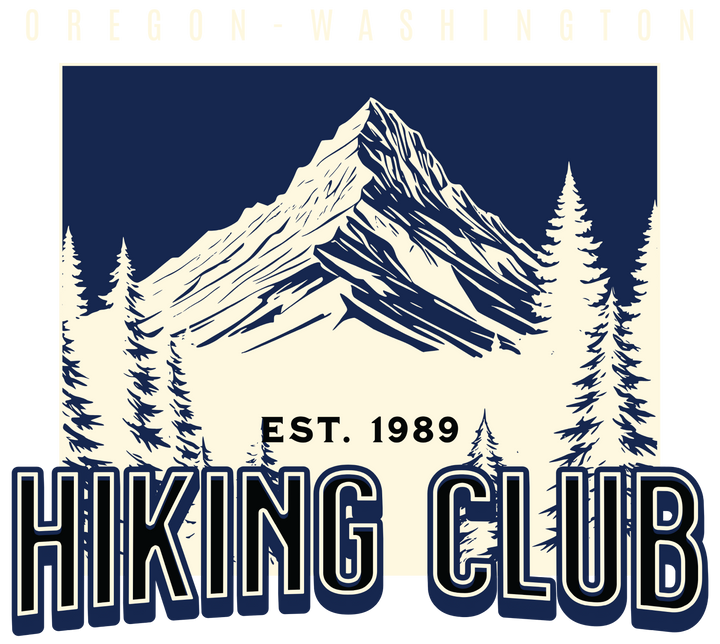 Hiking Club T-Shirt — Oregon Washington Outdoor Adventure Tee