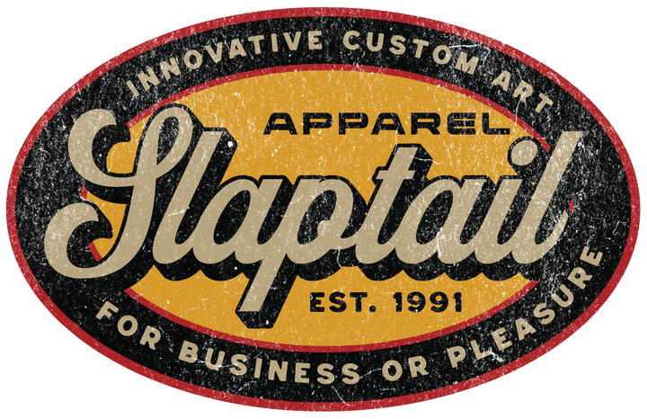 Slaptail Vintage Logo T-Shirt — Retro Apparel Tee