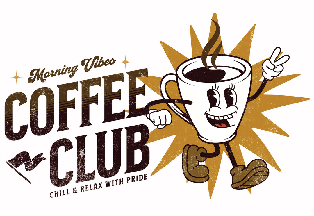 Coffee Club T-Shirt — Vintage Mug Graphic for Coffee Lovers