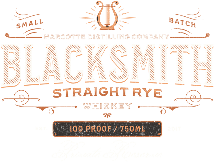 Blacksmith Straight Rye Whiskey T-Shirt – Vintage Distillery Label Tee