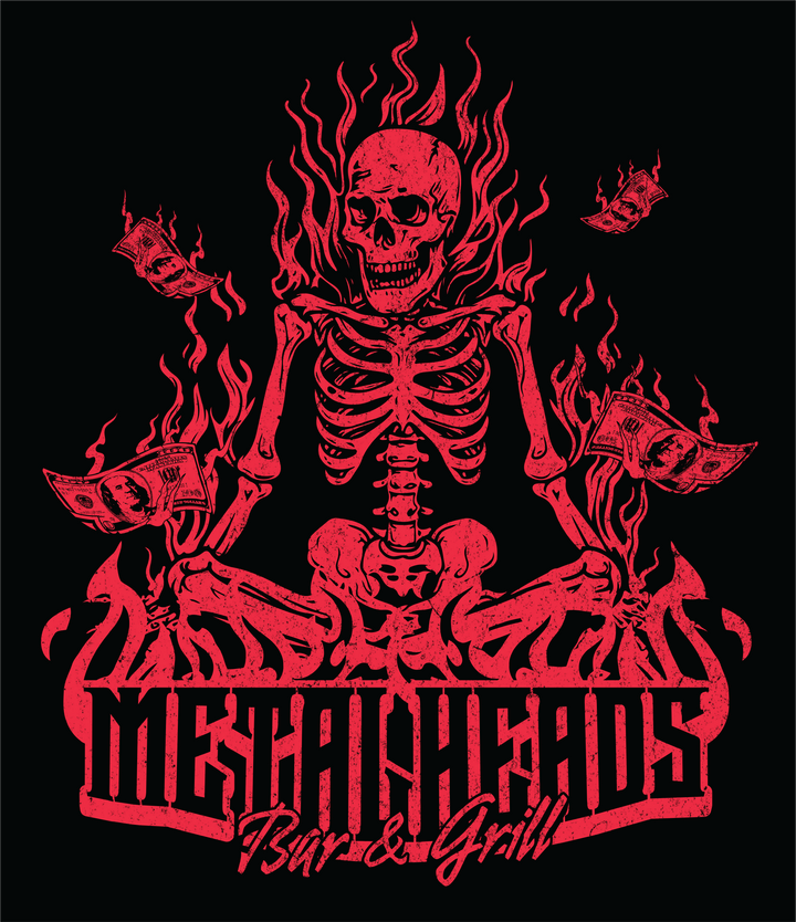 Metal Head T-Shirt — Gothic Rock Graphic Tee