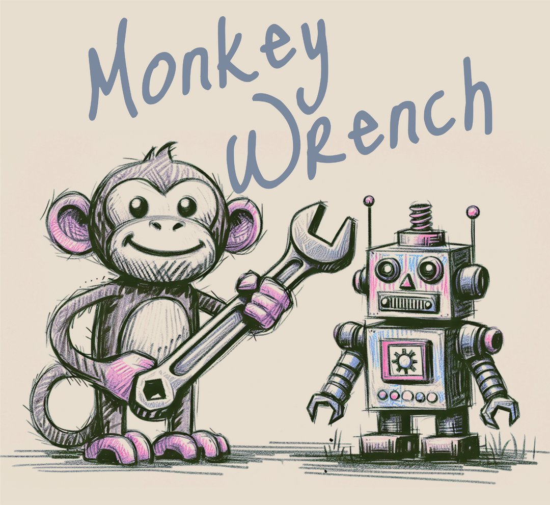 Monkey Wrench T-Shirt — Vintage Toy Tee