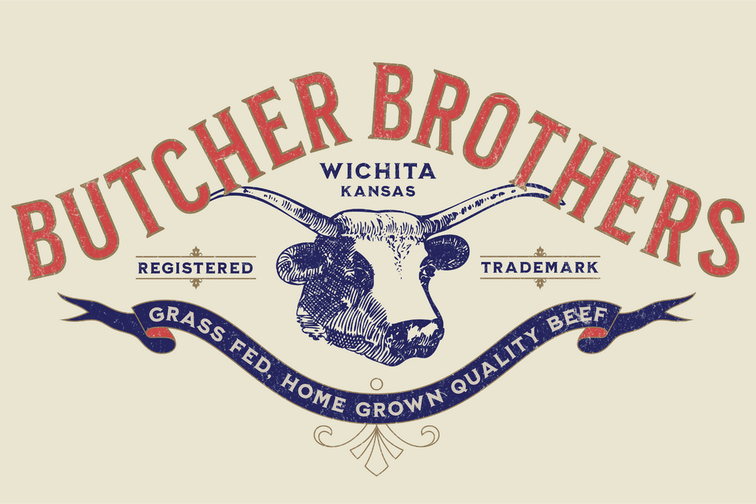 Vintage Butcher Brothers T-Shirt — Retro Beef Logo Tee