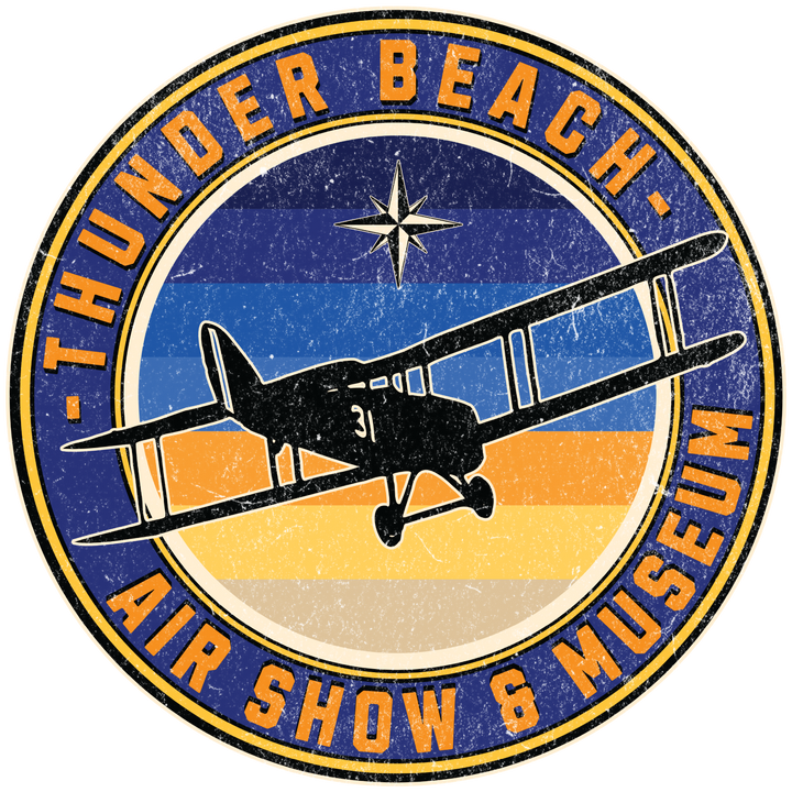 Thunder Beach Airshow Museum T‑Shirt — Vintage Plane Logo Tee