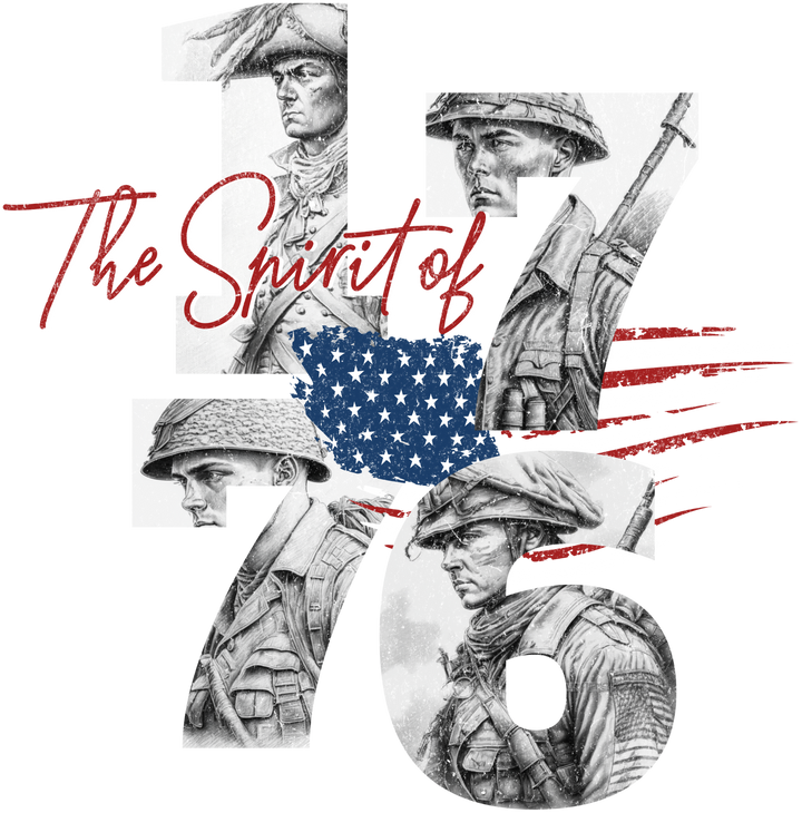 Patriotic Military 'The Spirit of '1776' T-Shirt