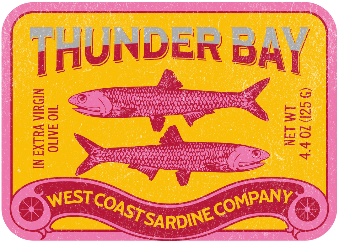 Thunder Bay Sardines T-Shirt — Retro Fish Tee