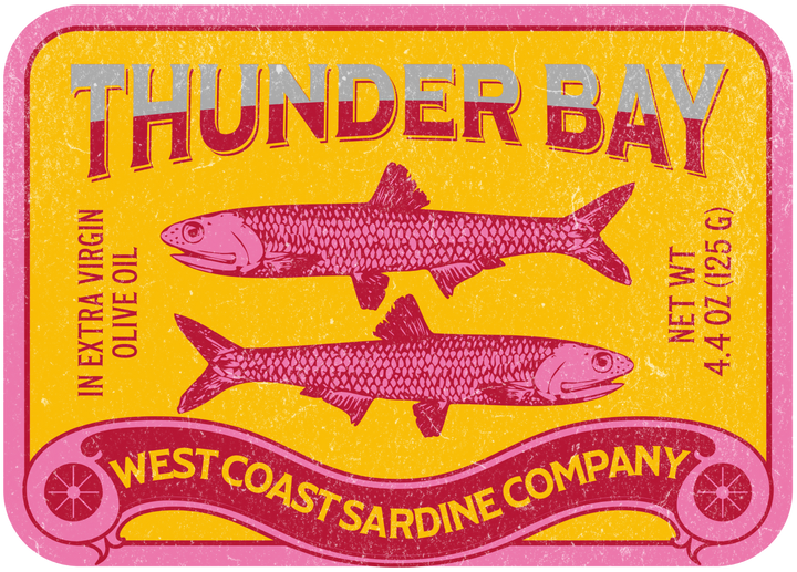 Thunder Bay Sardines T-Shirt — Retro Fish Tee