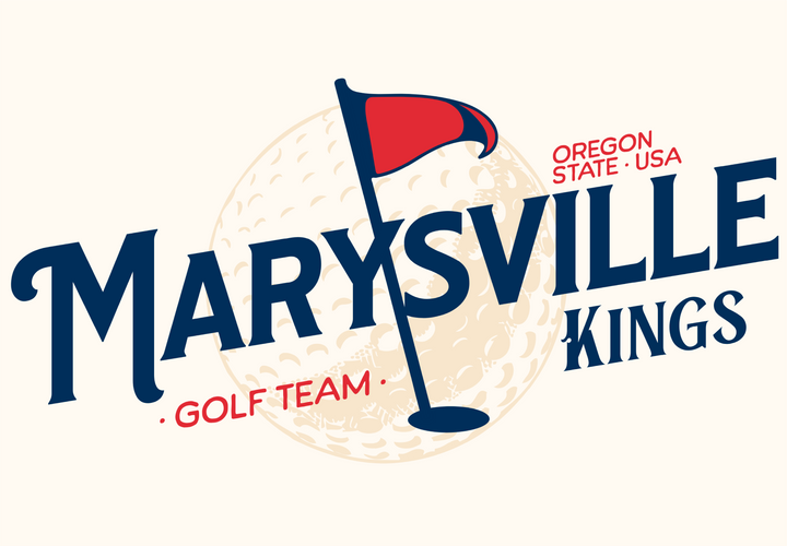 Marysville Kings Golf T-Shirt — Vintage Golf Logo