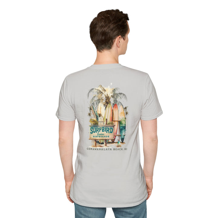 SurfBird Softstyle T-Shirt - Vintage Surfing Tee