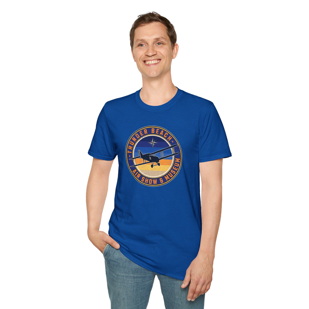 Thunder Beach Airshow Museum T‑Shirt — Vintage Plane Logo Tee
