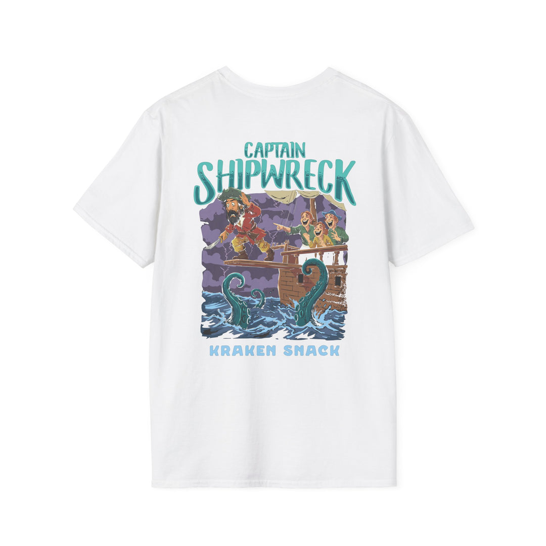 Nautical Adventure Unisex T-Shirt - Captain Shipwreck Design