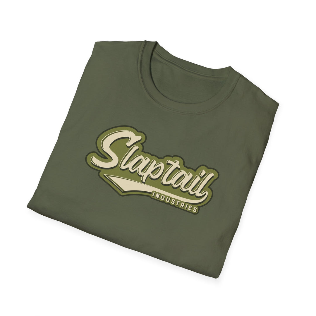 Fishing T-Shirt — "Slaptail Outdoors" Bass Logo Tee
