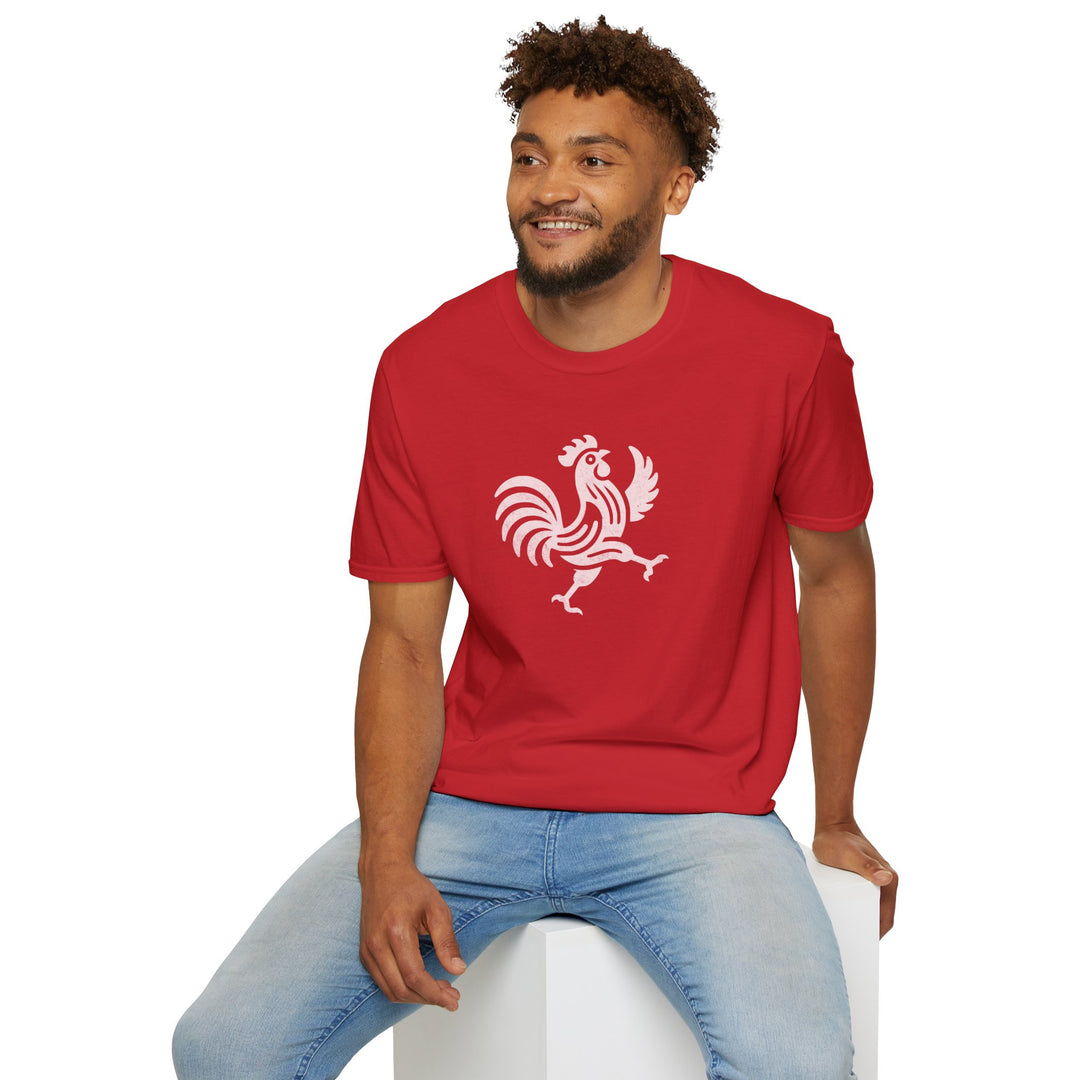 Rooster Graphic T-Shirt — Vintage Rooster Design