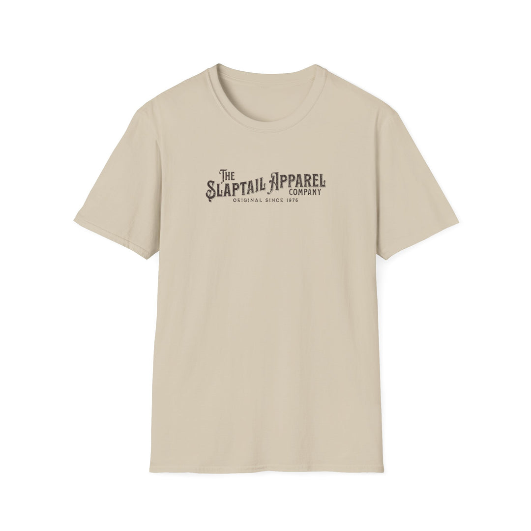 Vintage Logo T-Shirt — “The Slaptail Apparel Company” Classic Graphic Tee
