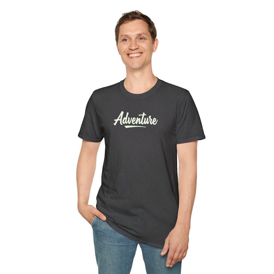 Adventure T-Shirt — 'Dream • Explore • Discover' Hiking Graphic Tee