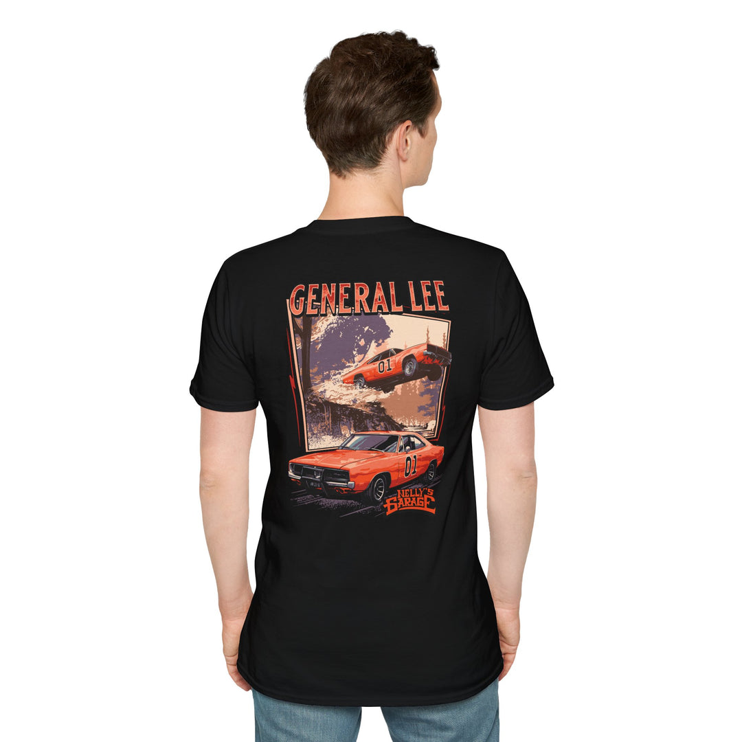 General Lee Garage T-Shirt — Classic Charger Car Graphic Tee