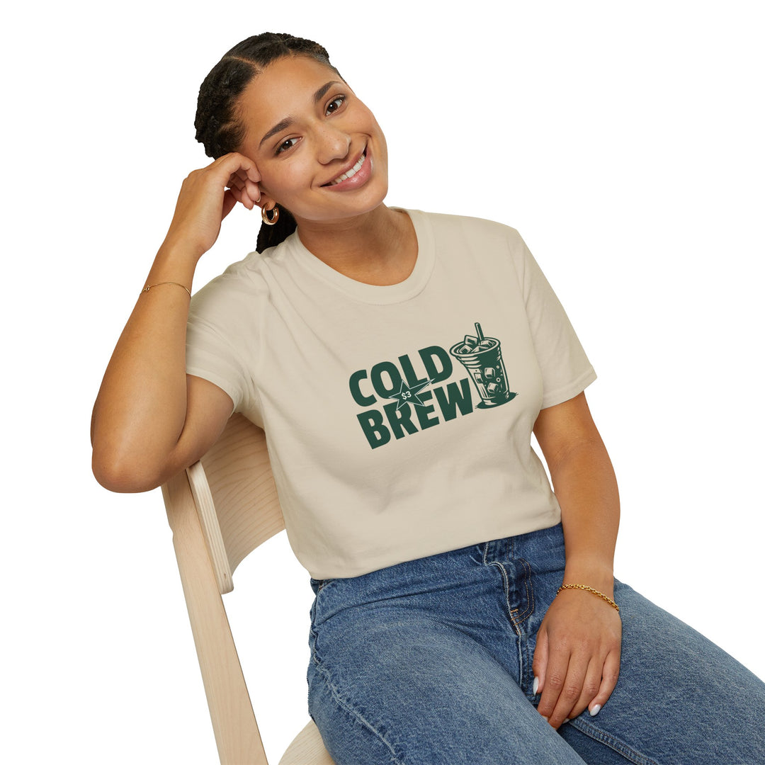 Cold Brew T-Shirt — Retro Coffee Graphic Tee