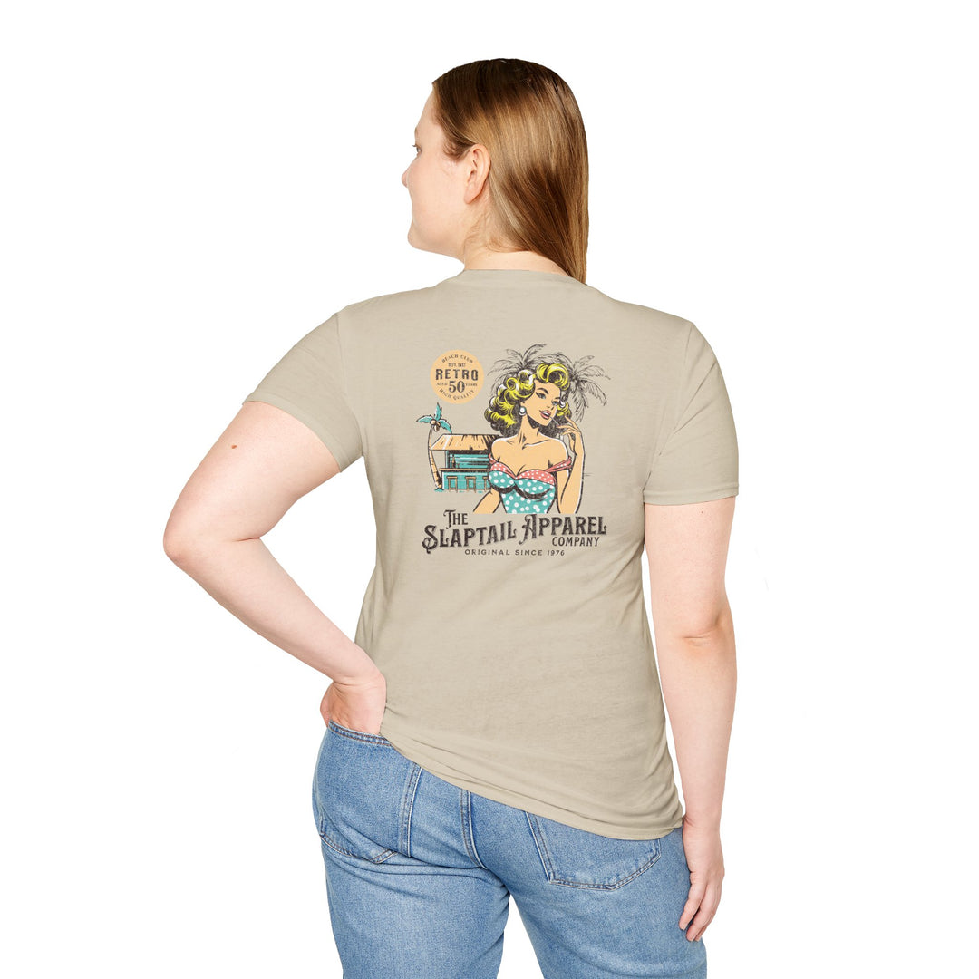 Vintage Logo T-Shirt — “The Slaptail Apparel Company” Classic Graphic Tee