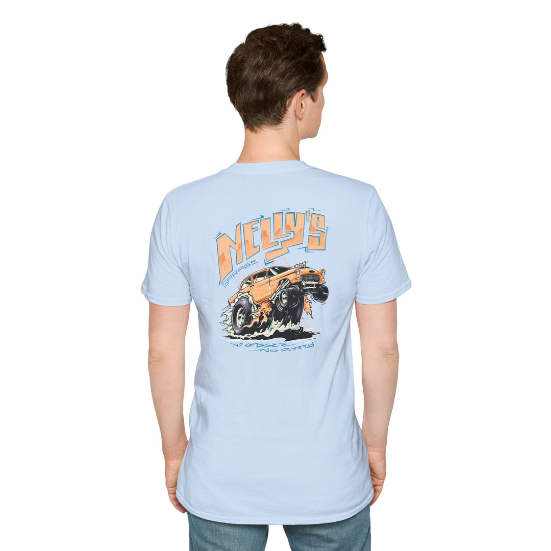 Nelly's Garage Gasser Party T-Shirt - Retro Chevy Tee