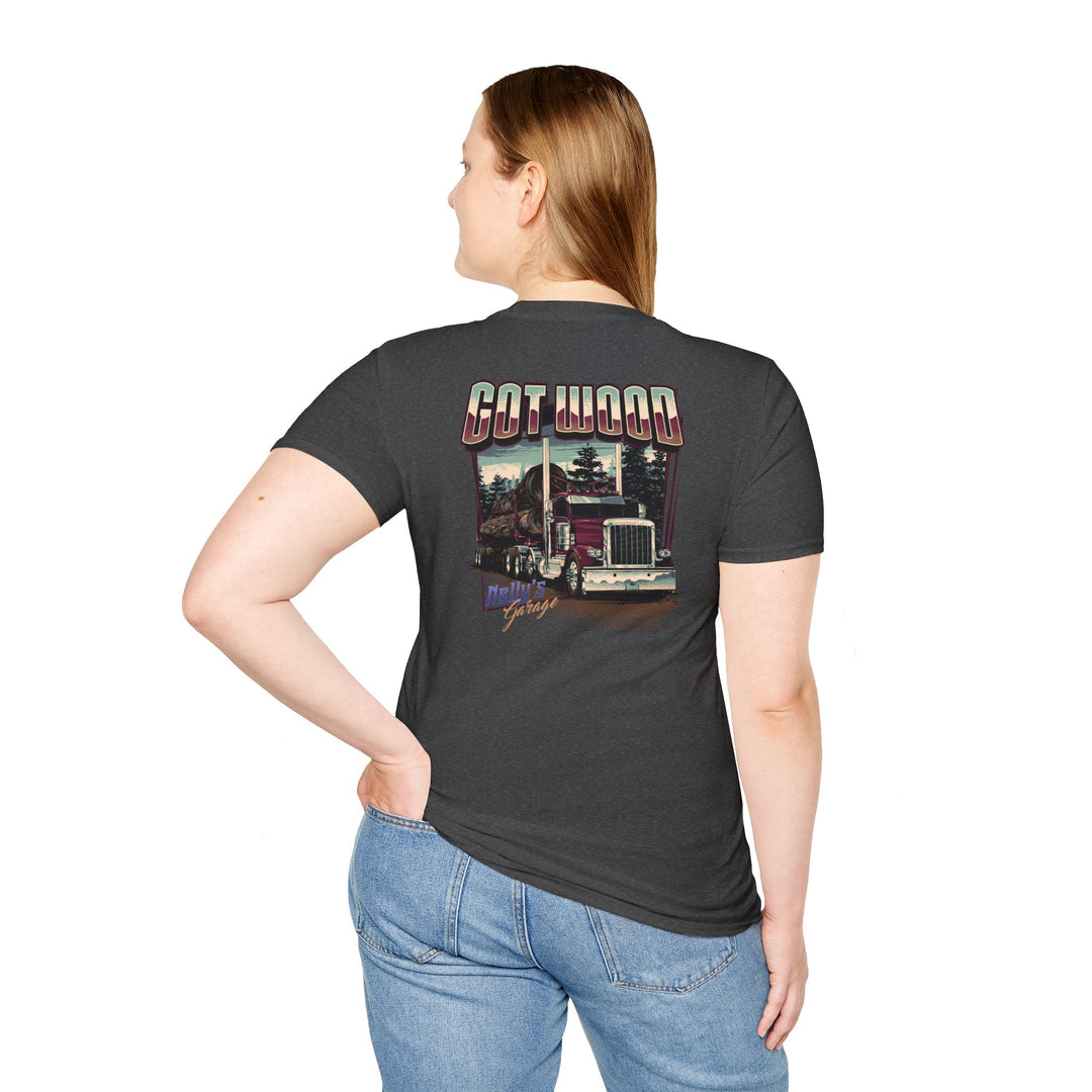 Got Wood Truck Tee — Vintage Logging Truck Graphic T-Shirt