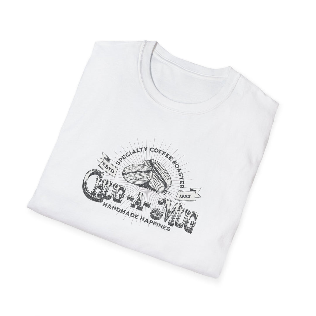 Chug-A-Mug Vintage Coffee T-Shirt — Retro Coffeehouse Tee