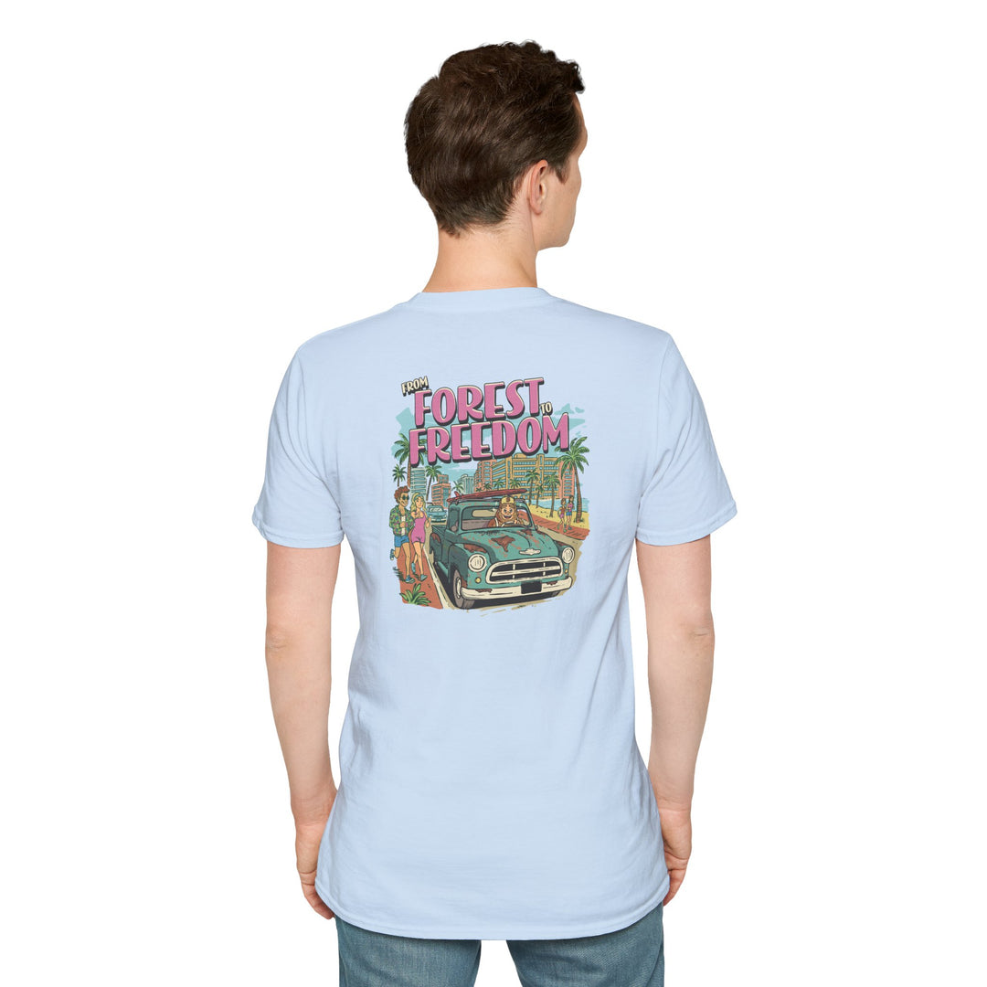 Sammy Sasquatch - Forest Freedom T-Shirt — Retro Roadtrip Graphic Tee