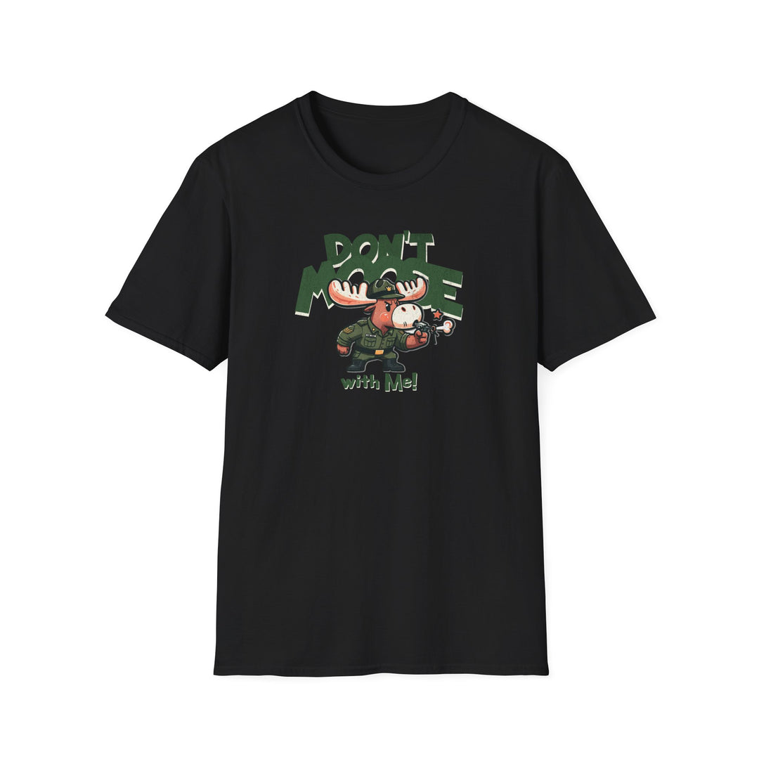 Moose Tee — 'Don't Moose with Me' Woodland Graphic T-Shirt