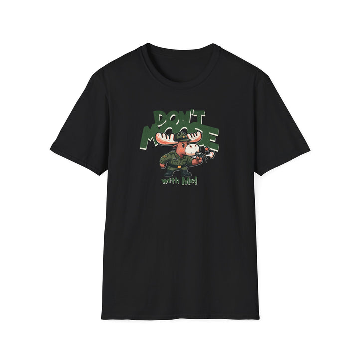 Moose Tee — 'Don't Moose with Me' Woodland Graphic T-Shirt