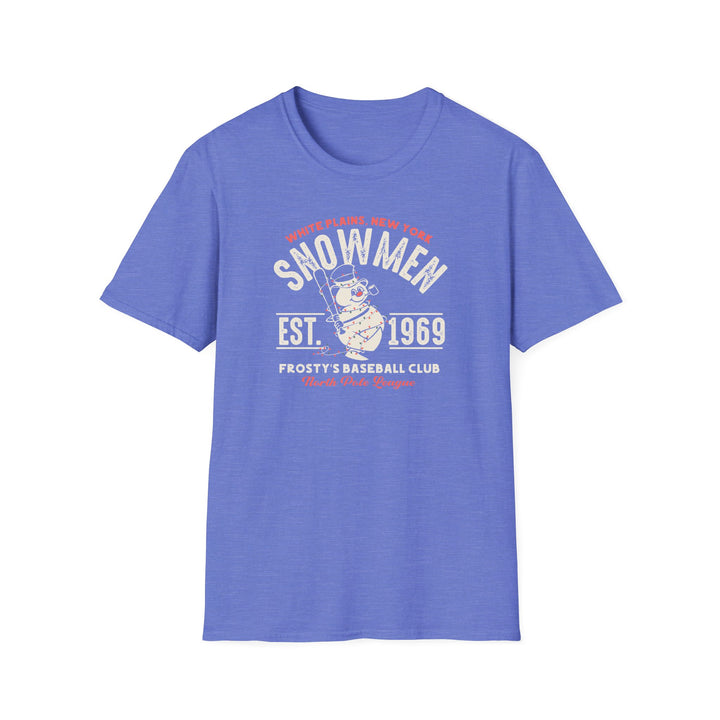 Snowmen Baseball Club T‑Shirt — Frosty’s EST. 1969 Vintage Winter Tee